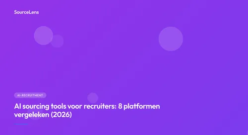 Cover for AI sourcing tools voor kandidaten: 8 platformen vergeleken (2026)