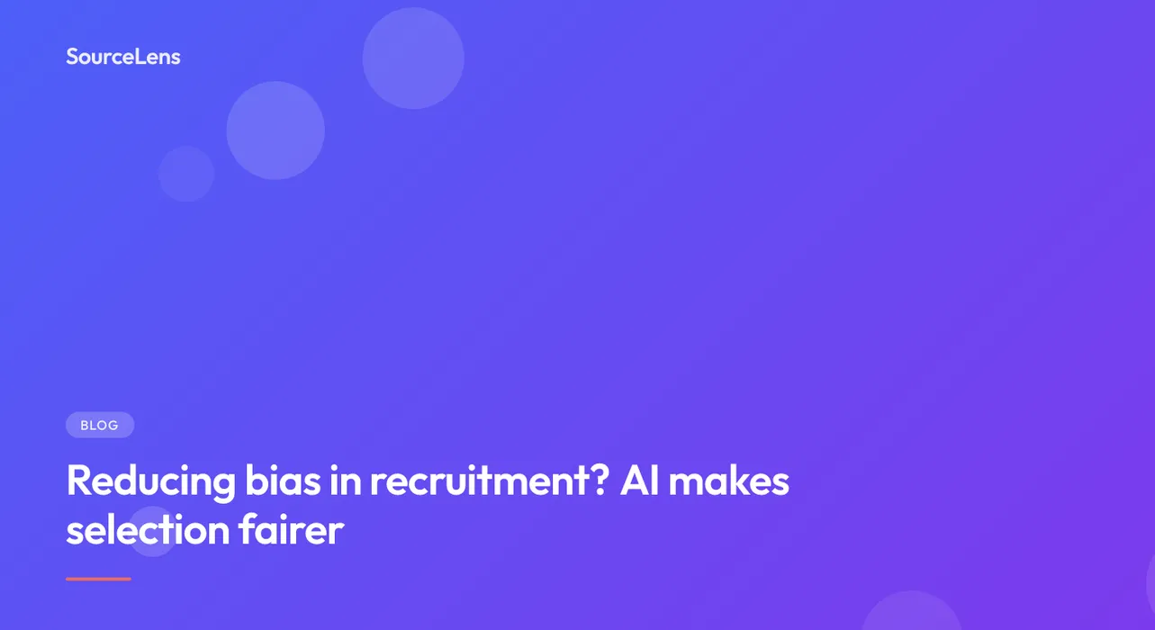 Cover for Reducing bias in recruitment? AI makes selection fairer
